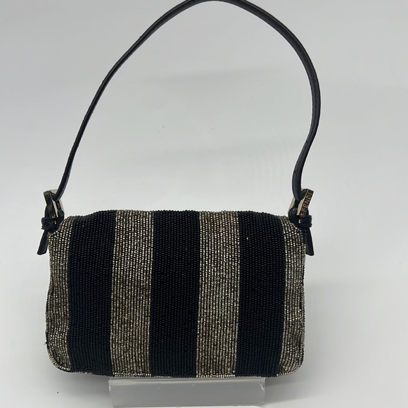 RARE FENDI Beaded Baguette w/ Crystal Closure NWOT - Picture 4 of 13